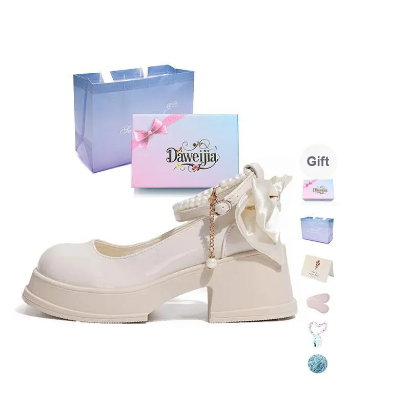 Dawei's House Chunky Heel High Heels Women's Gift Box Set-10