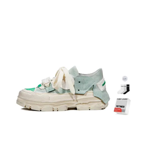 NUTTINESS Оригинальный дизайн Рок Коллекция Устойчивый к истиранию Легкий Дышащий Увеличивающий высоту Низкий Топ