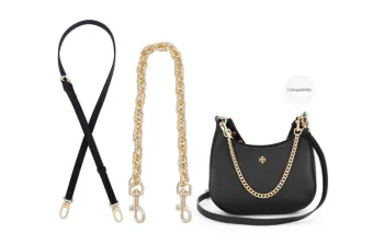 Lan Bao Fan Alloy Bag Accessories Women's Black/Gold
