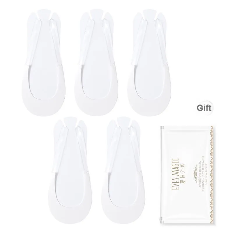 XIA.WA.ZHI.XIU No Show Socks Women's Shopping Bag 5 Pack-10