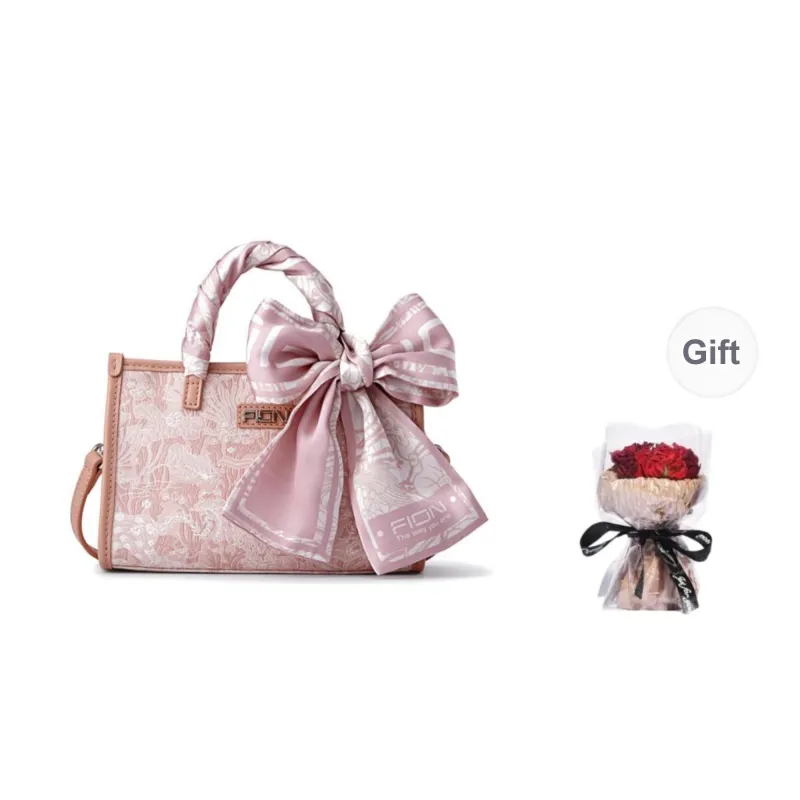 FION Fabric Classic Tote Bag, Shopping Bag, Crossbody Bag Women's Multicolor-9