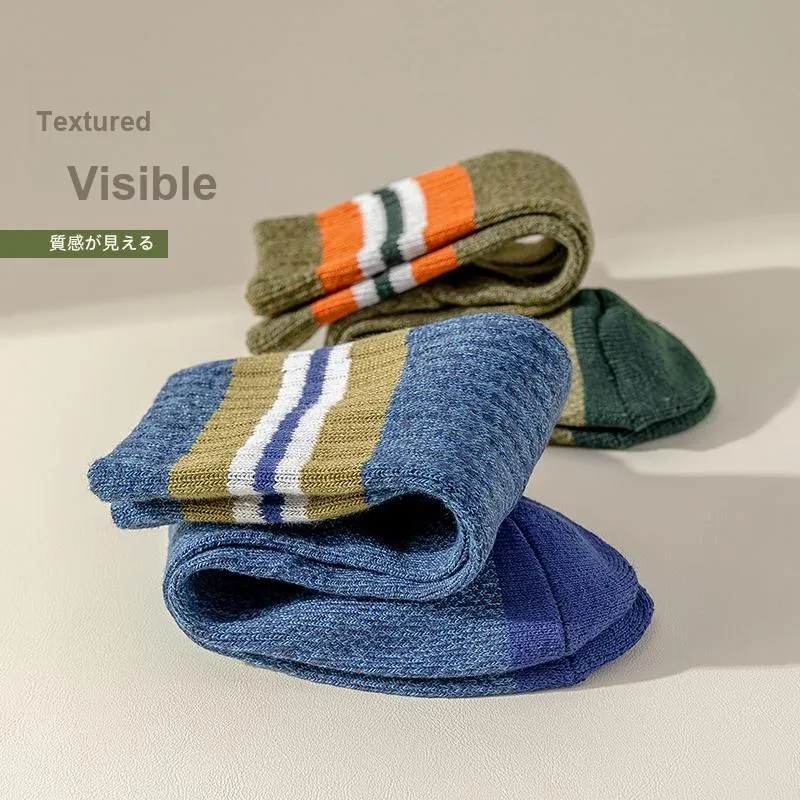 SOIE Mid Calf Socks Men's Combo Set-54