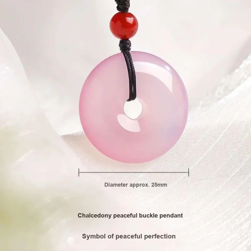 YOULING Chalcedony Necklaces Unisex-2