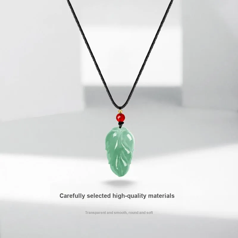 JUICY GRAPE African Emerald Jade Necklaces Women's-1