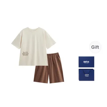 Peninsula City Pajama Set Men's Gift Box Set Apricot