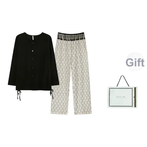 DAMOS·LOVE Весенний и Осенний Комплект Пижам Женские