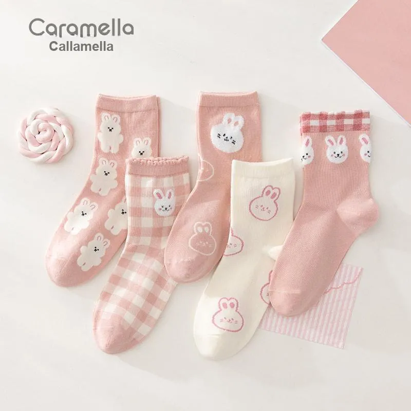 Caramella Women's Mid Calf Socks-15