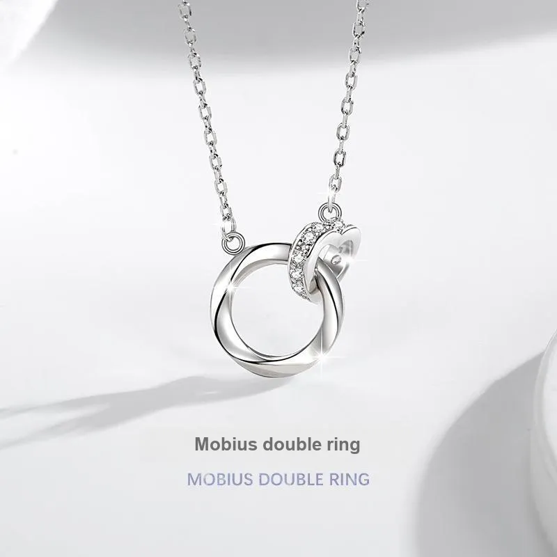 Modern Miracle Sterling Silver S999 Necklaces Unisex-1
