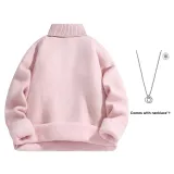 Pink Fleece-Lined (Comes with Necklace)