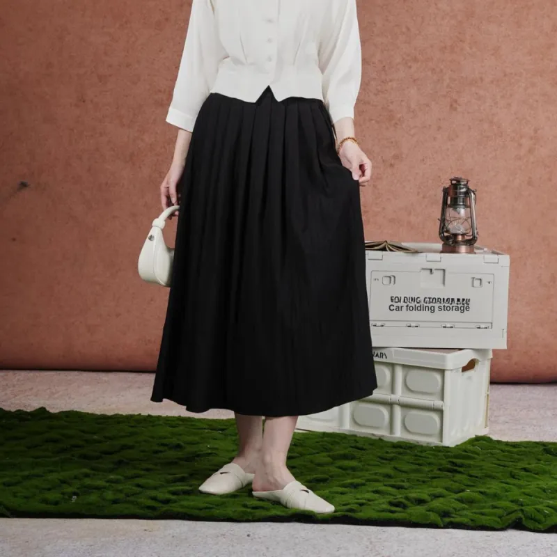 SETIROM Casual Long Skirt Women's-8