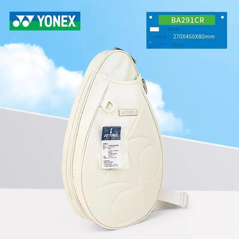 YONEX Badminton Racket Bags 1 2 Pcs Shoulder Bag White Unisex-3