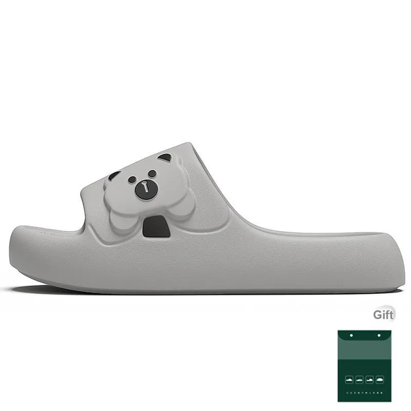 Red Bean Minimalist Style Slide Slipper, Home Slippers-18