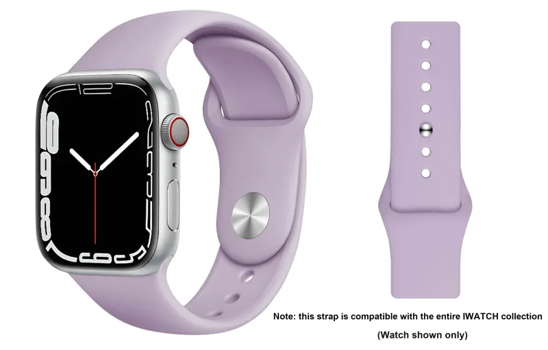 ZHISHENG Apple Compatibility Watch Band 38/40/41/42/44/45/49 All Silicone Material-1