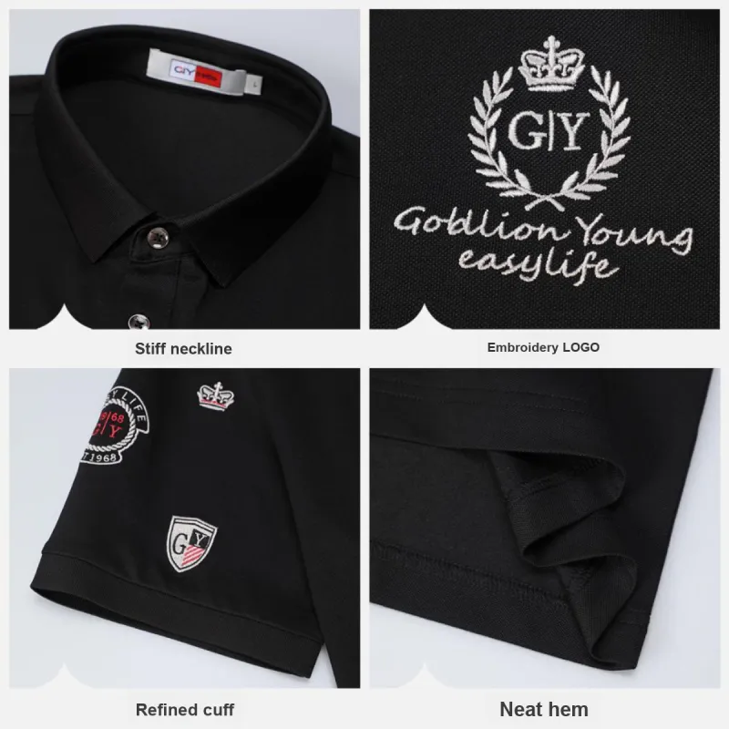 GY Goldlion Polo Shirts Men-5