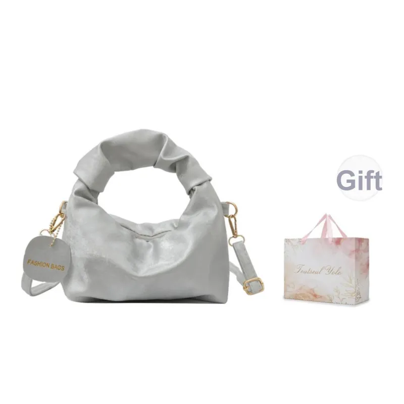 TOUTSEUL YOLO PU Shoulder Bag, Crossbody Bag, Handbag Women's White/Silver/Black/Pink-6