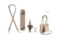 [Four-Piece Set]Crossbody Shoulder Strap+Pressure-Relieving Shoulder Pads+Modified Buckle+Brown Rabbit