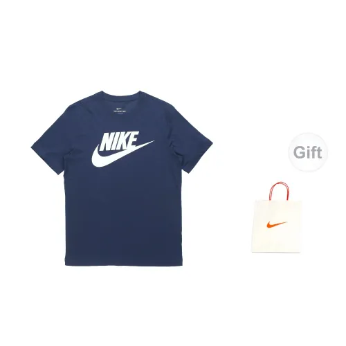 Nike T-Shirts Men Deep Navy Blue Includes Gift Bag