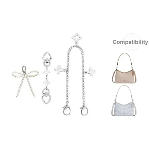 Luxury Care Artisan Workshop Металлический сплав Сумка Ремень Женская Белая