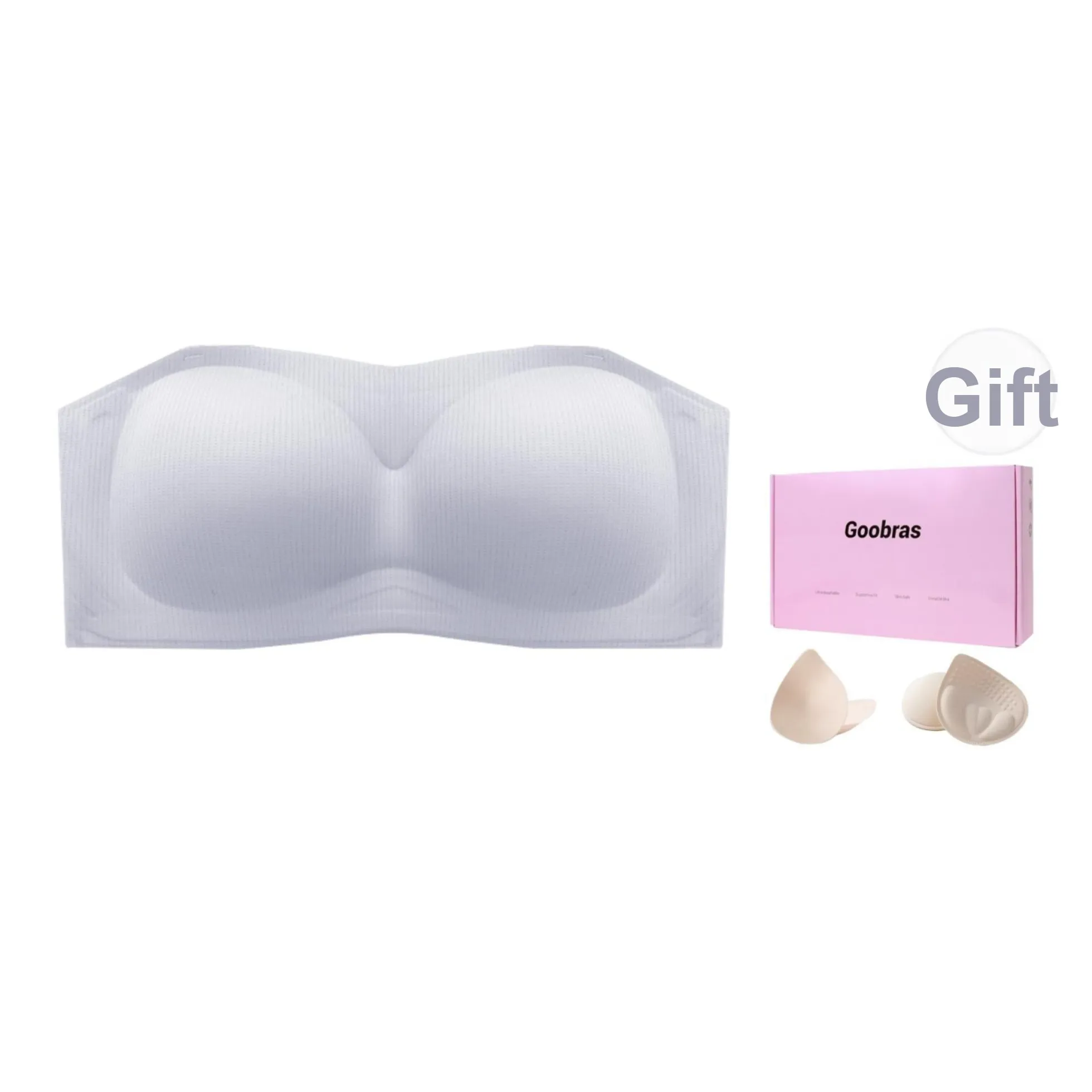 Goobras Женские бюстгальтеры без бретелек