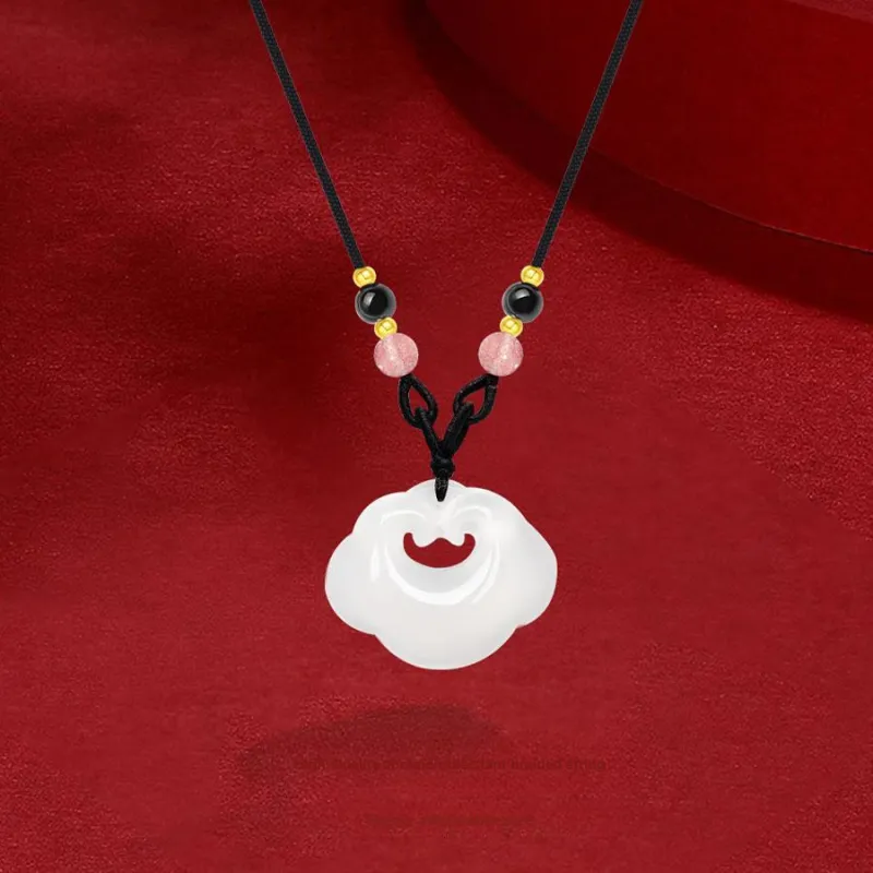 Master Kim Chalcedony Necklaces Unisex-4
