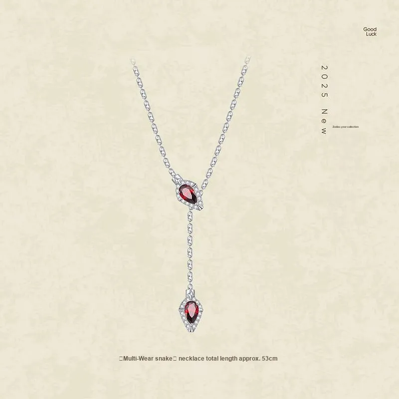 Long Fu White Gold Plated Copper Necklaces Women's-5