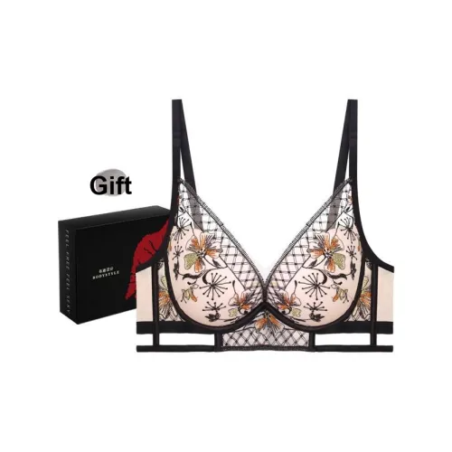 BODY STYLE Сборка Украшение сборкой Маленький Верхний обхват груди Чашка Нижнее белье с Anti Sag и Боковая сторона Контроль груди Женские