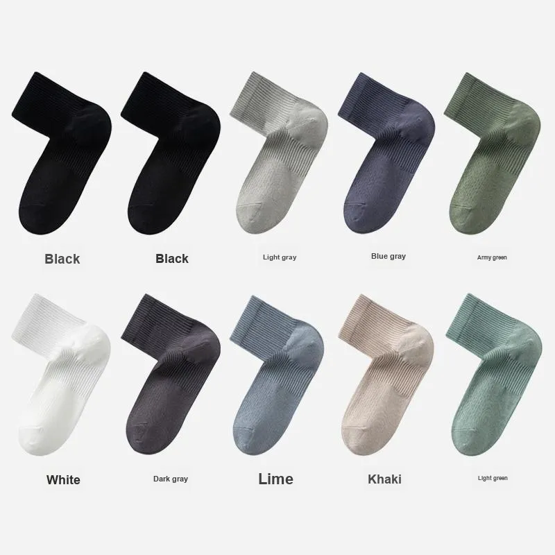 H YXIANG Mid Calf Socks Men's Combo Set-13