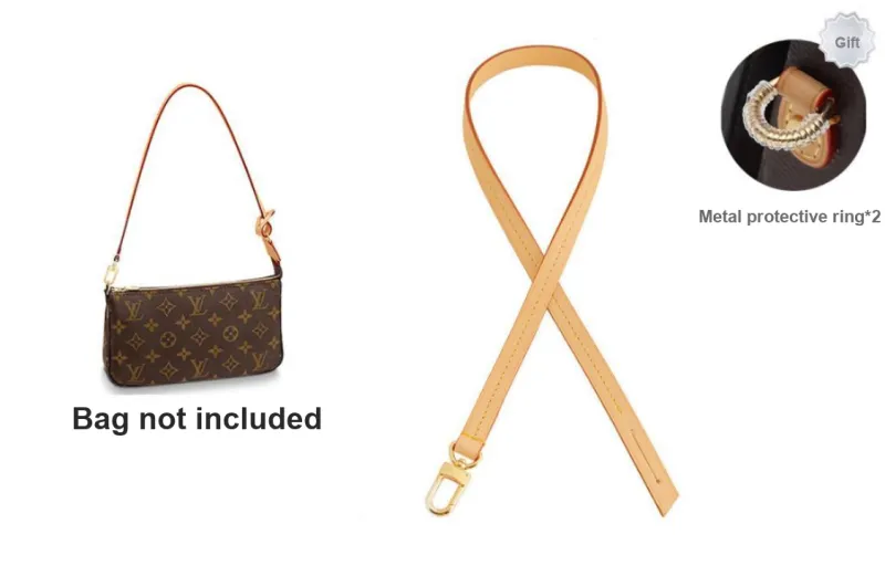 Luxury Care Artisan Workshop Top Grain Cow Leather Bag Strap Women's Beeswax-10