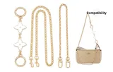 Four-Leaf Clover Extender Chain+Chain 90cm+Decorative Chain 40cm