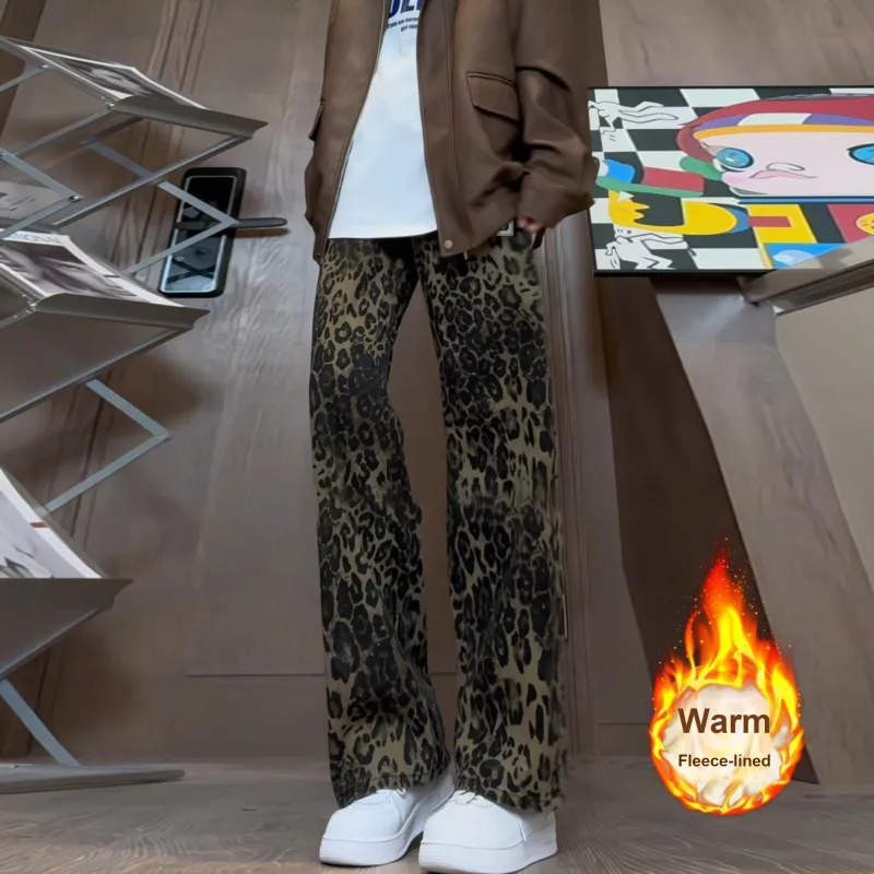 FOREVER 21 Jeans Men's Leopard Print-2