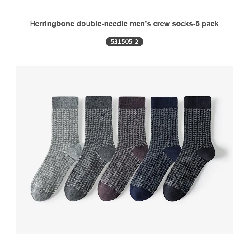 Caramella Mid Calf Socks Unisex 5 Pack-8