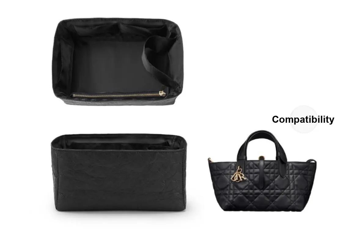 GUYI Microfiber Bag Insert Women's Black