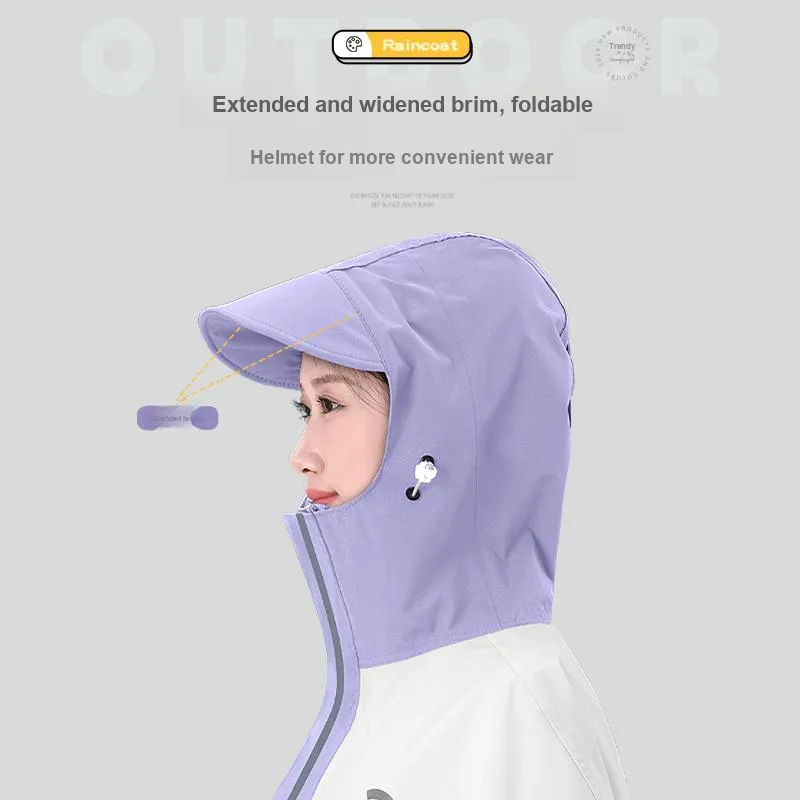 Zheng Yu Poly Pongee Rain Poncho-13