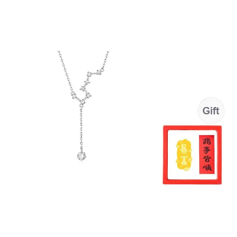 Chongqing Gold Store S925 Silver Necklaces Women's-0