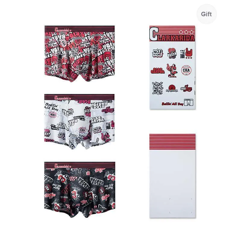 Clarkarida Underpants Men's 3 Pack Gift Box Set-0