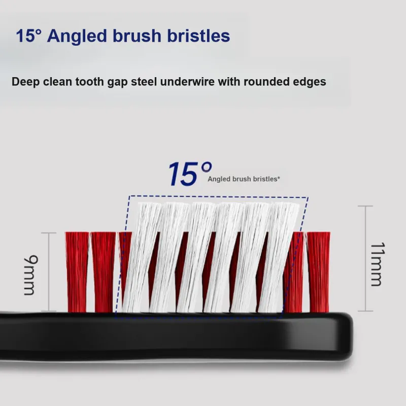 YOUNGELF Portable Full Tooth Cleaning And Orthodontic Foldable Toothbrushes-2