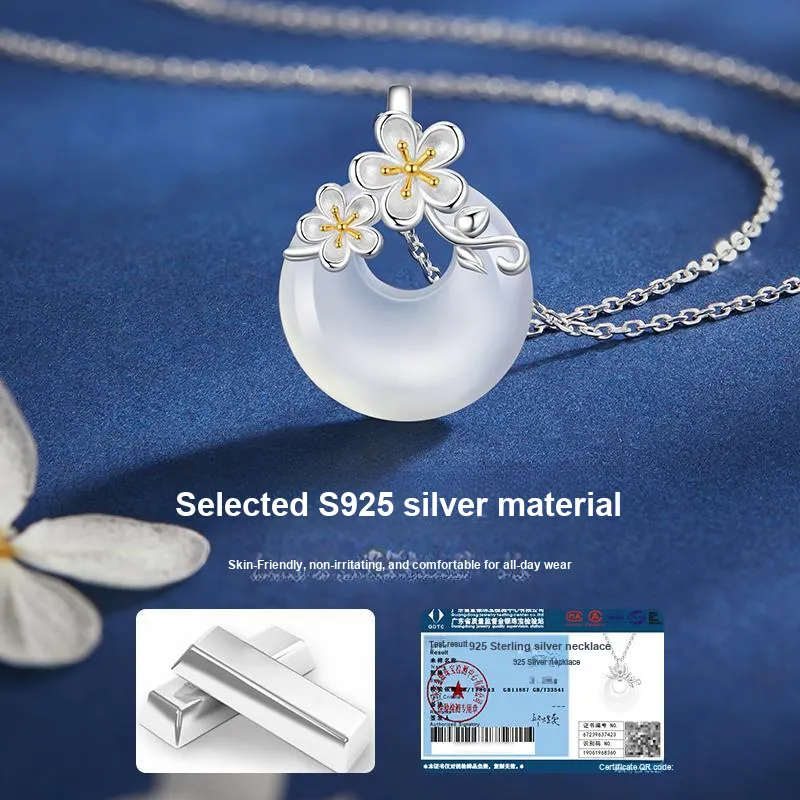 ZSY Chalcedony Necklaces Unisex-2