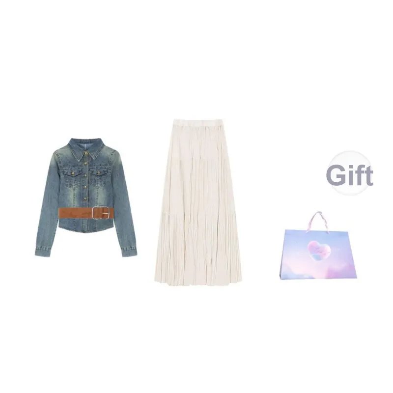 KUNZHUDAXIANG Fashion Skirt Set Women's-7