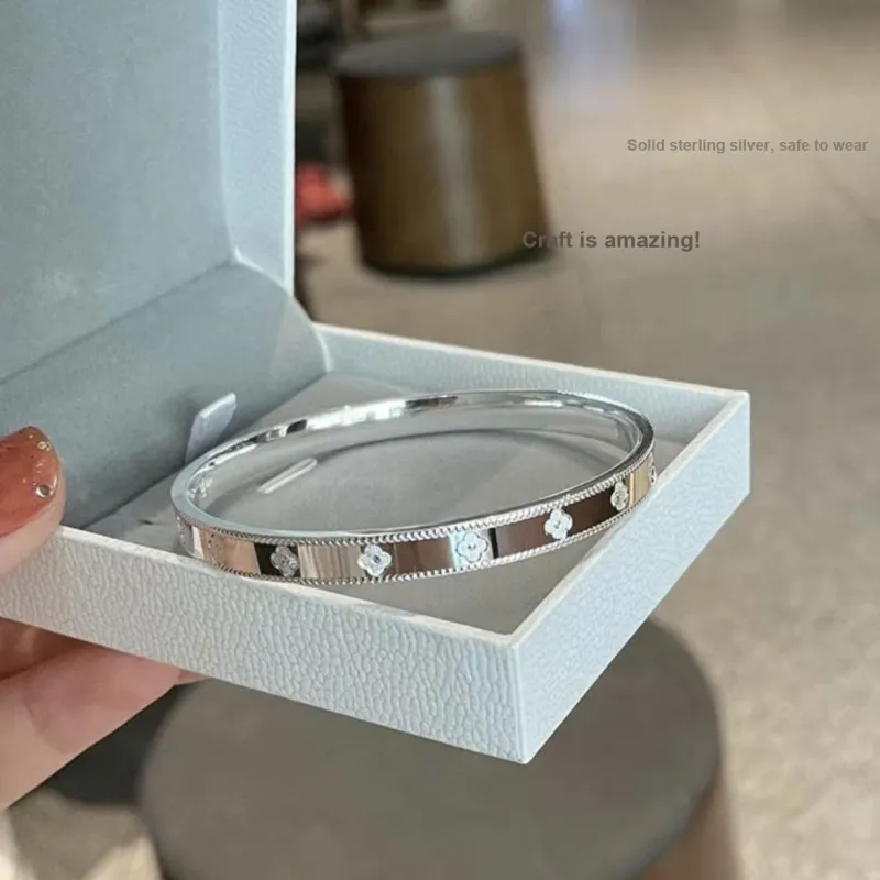 VIVIWELL 9999 Fine Silver Bangles Women's-1