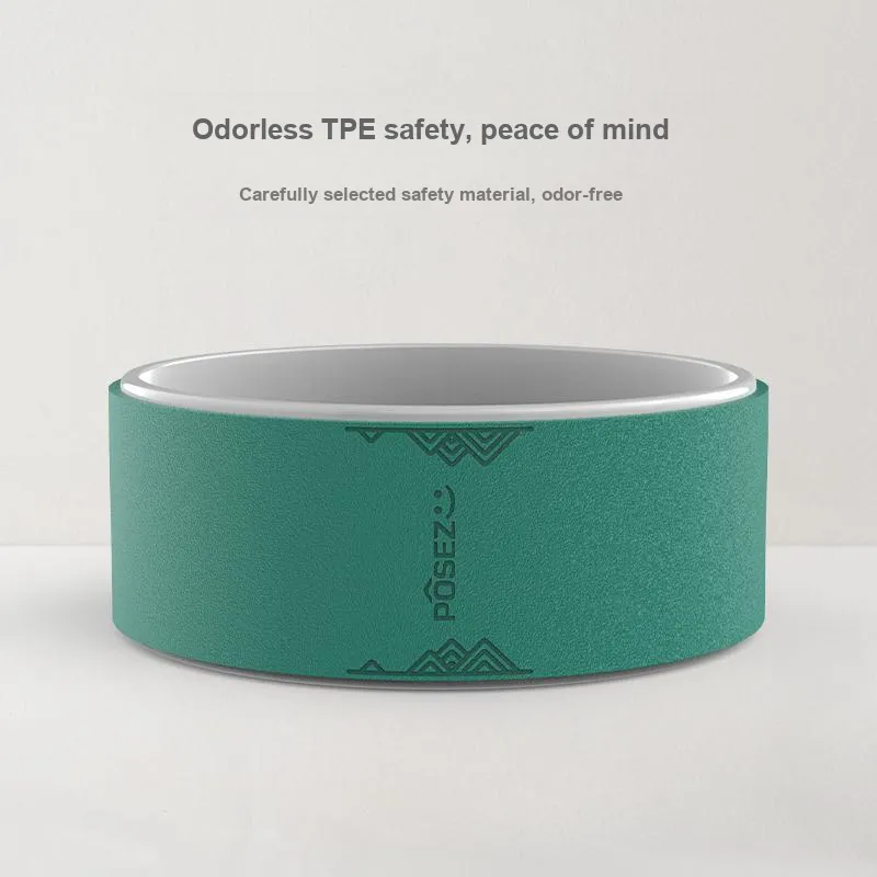 POSEZOO Yoga Stretchers Lumbar Spine Back PP TPE Unisex Green In The Mountains Blue In The Sea-1