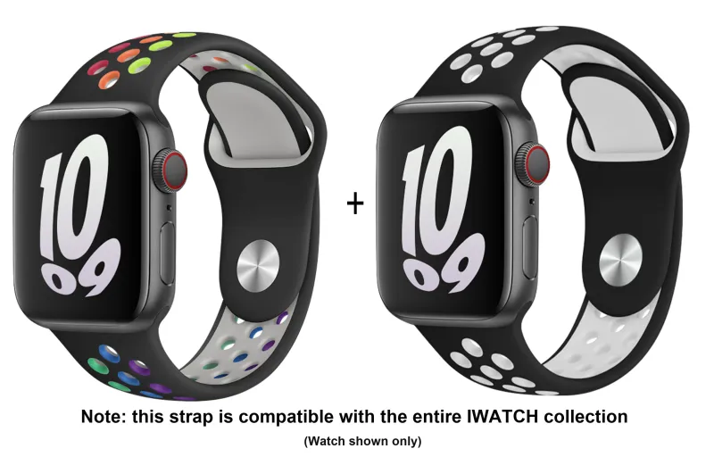 ZHISHENG Apple Compatibility Watch Band 38~45mm Silicone Material-7
