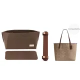 [Three-Piece Set Tan]Open Top Liner+Bottom Pad+Shoulder Pads