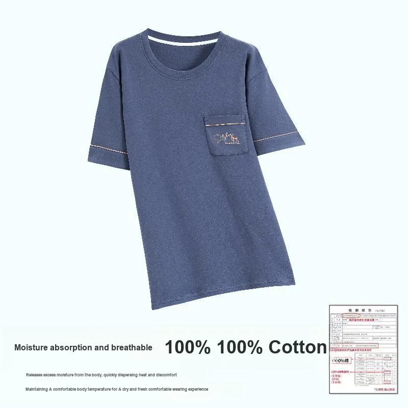 FENTENGCARE Pajama Set Men's Royal Blue-1