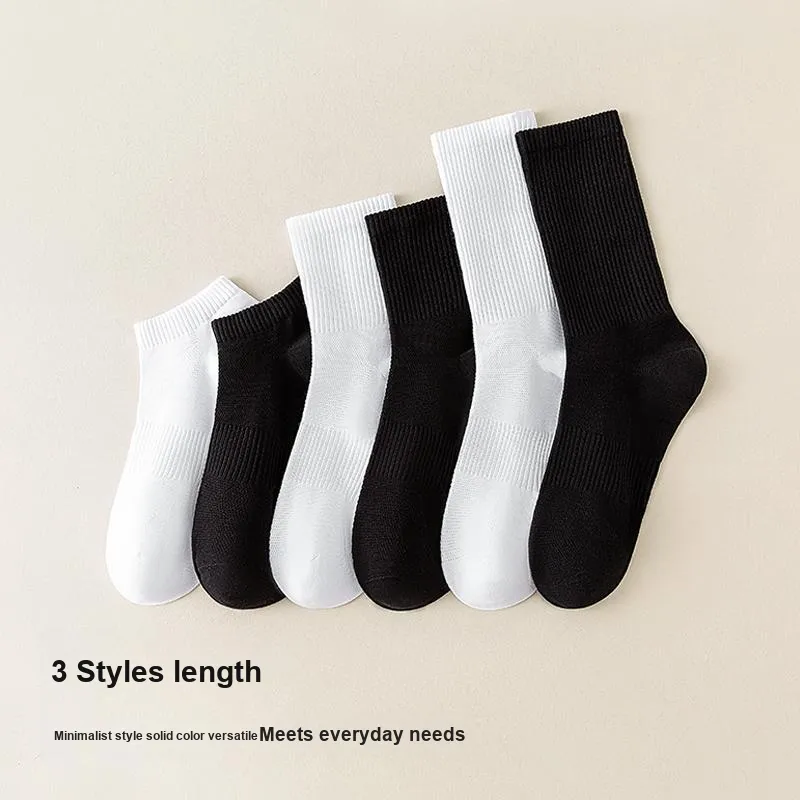 PLANDOO Mid Calf Socks Unisex 6 Pack-2