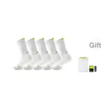 Green[Athlete Exclusive Box 5 Pack, Mid-Top](Includes Free Laundry Bag)