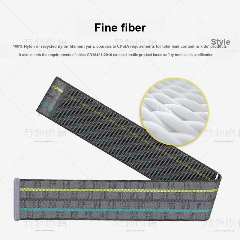 Watchbond COROS Compatibility Watch Band 25.5cm Nylon Material-3