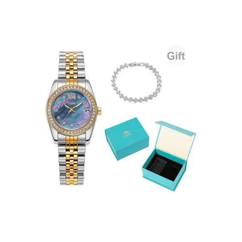 DIFULI Кварцевые Женские Часы с Синем Циферблатом