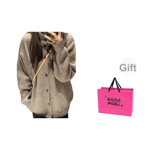 MORii Серый Сумка для покупок Женская Трикотаж