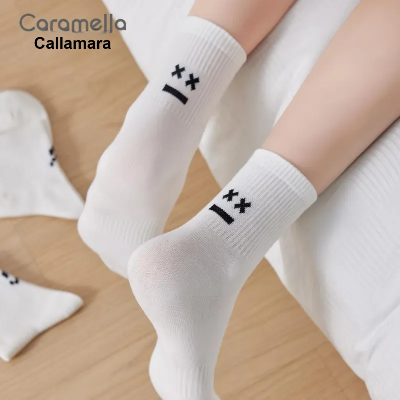 Caramella Mid Calf Socks Unisex 5 Pack-6