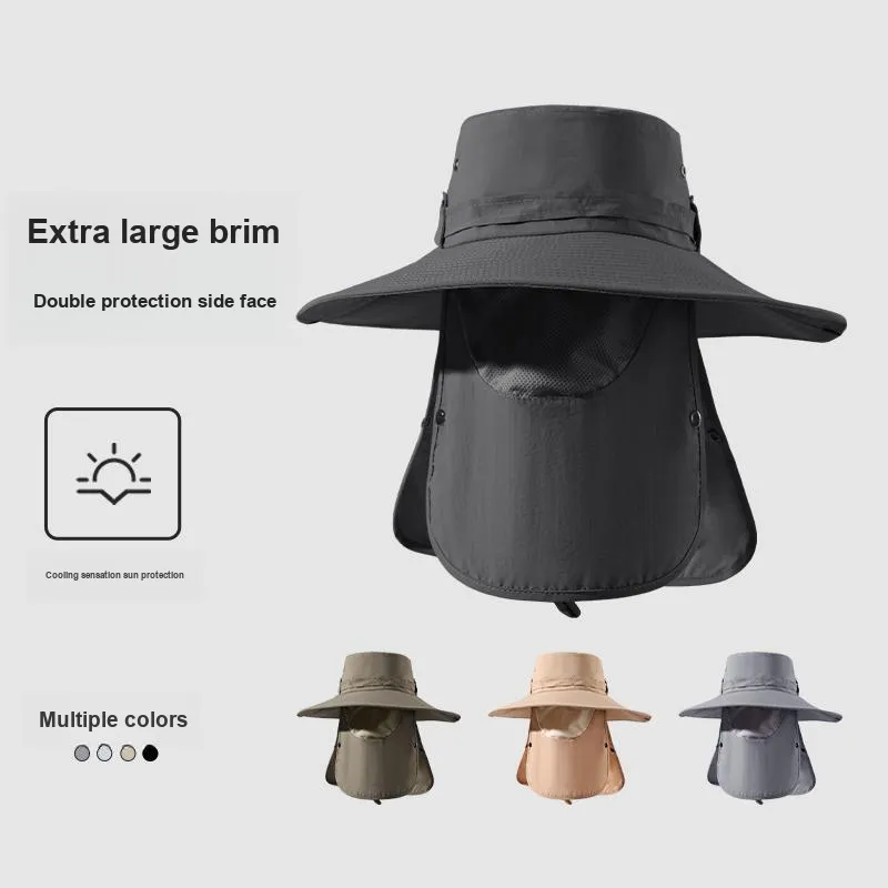 NANJIREN Polyester Sun Protection Hats Men's-1